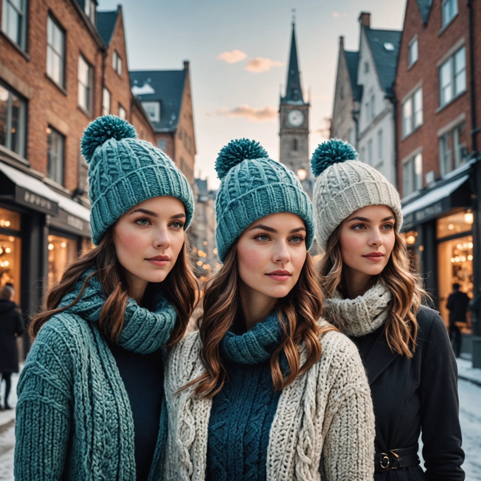 Модные вязаные шапки: Тренды вязаных шапок 2025 — схемы и идеи