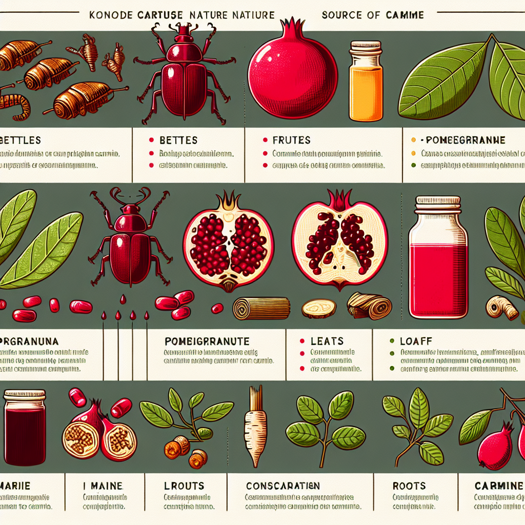Кармин: В каких продуктах содержится и как он влияет на наше здоровье