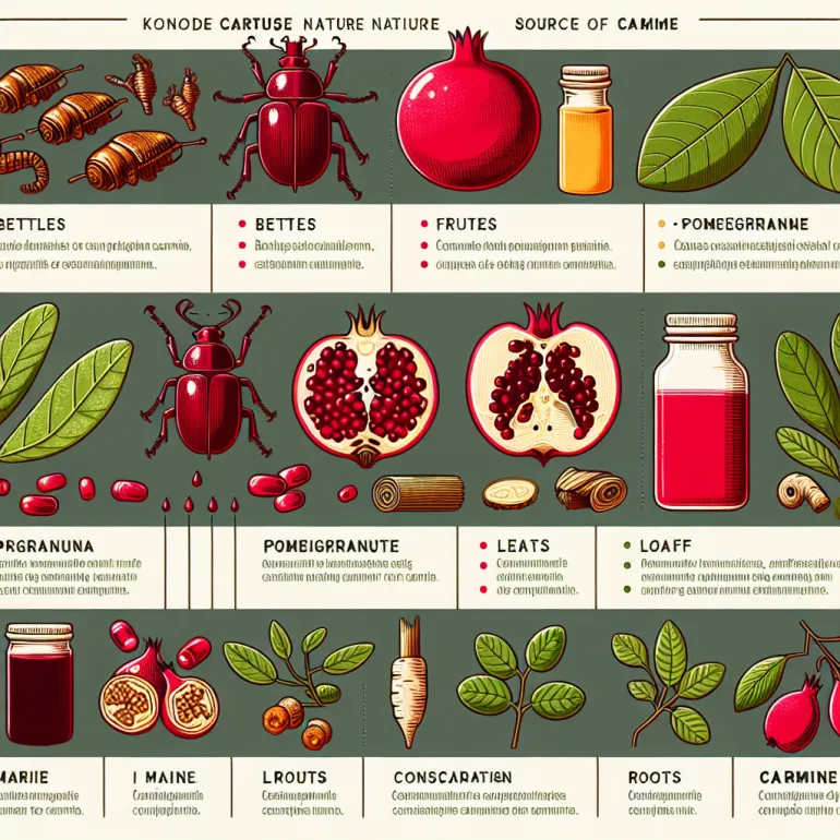 Кармин: В каких продуктах содержится и как он влияет на наше здоровье