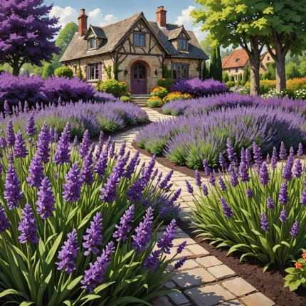 Сад вашей мечты: как фиолетовые цветы помогут создать уникальное пространство